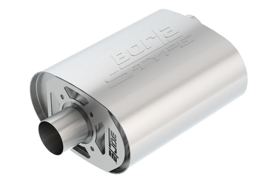 Borla CrateMuffler S-Type 2.5in Offset/Center Ford Coyote 5.0L (400855) | Ford