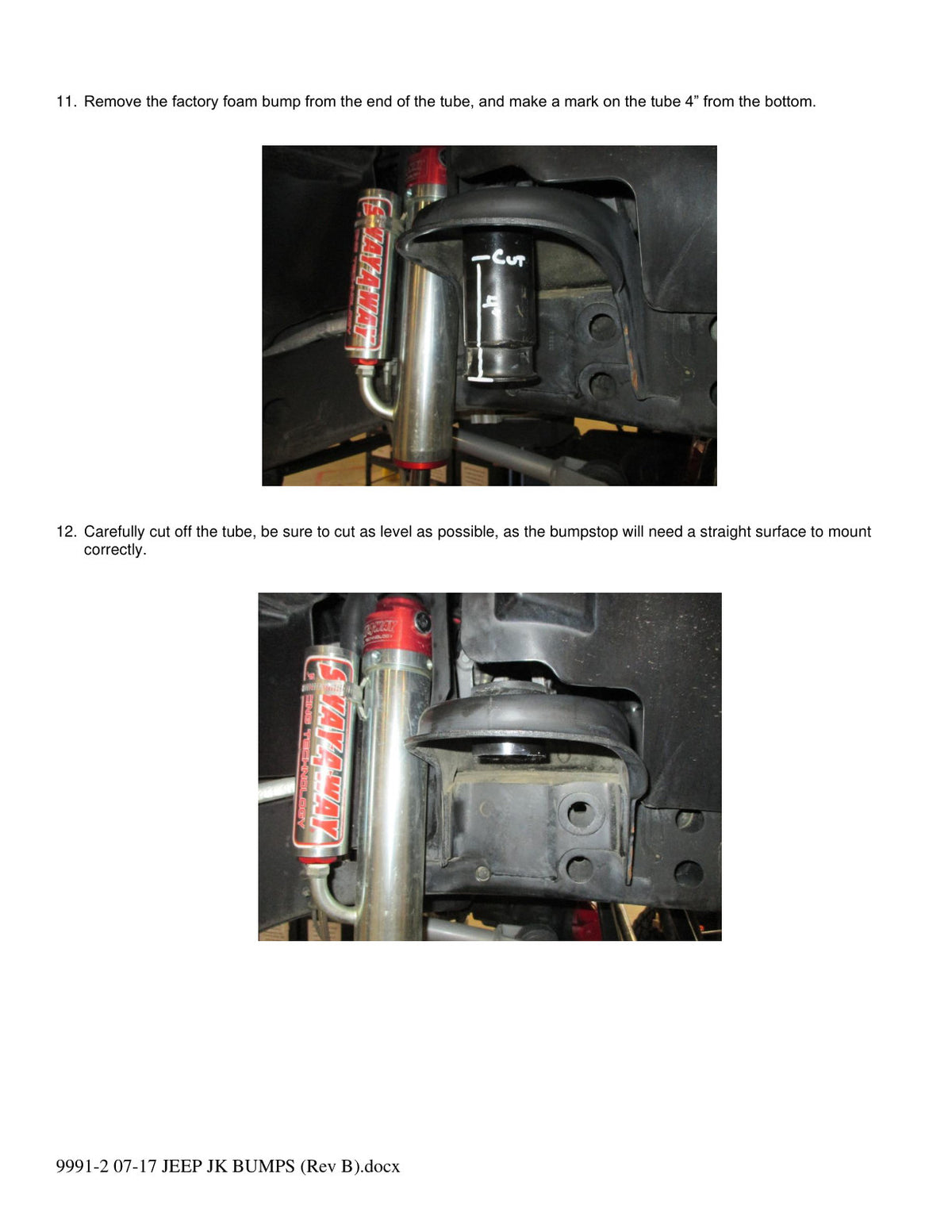 aFe 2.0in Front Bump Stop Kit | Jeep Wrangler JK (07-17) (401-5200-05)