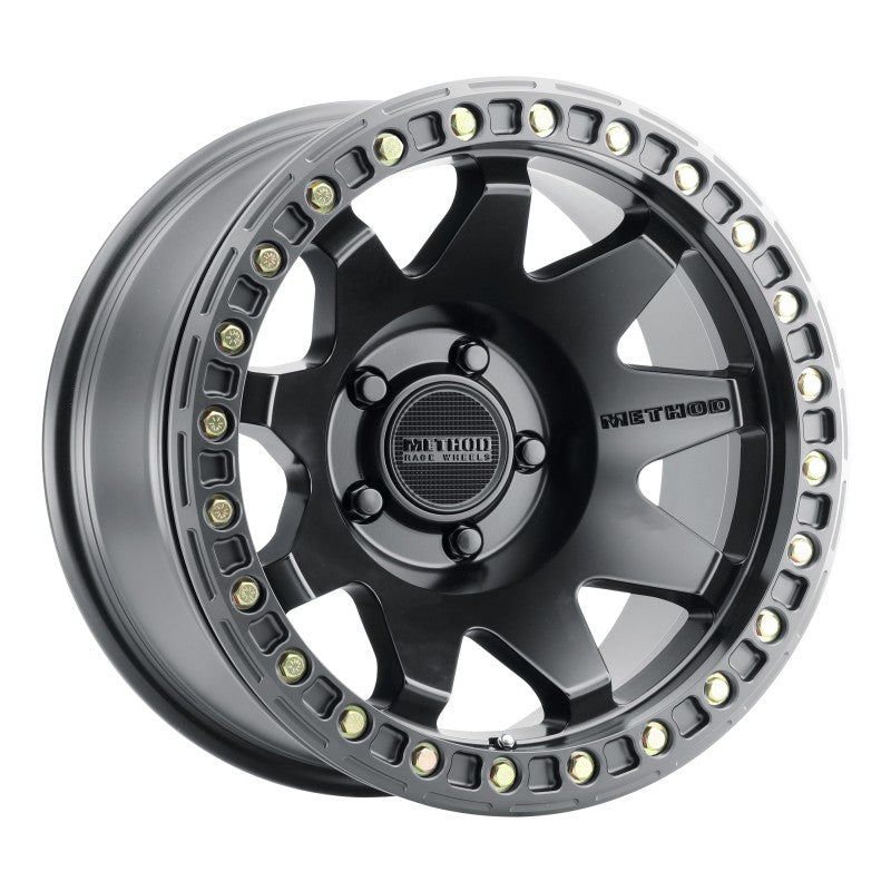 Method MR108 Beadlock Matte Black | 17x9" -44mm | 5x5mm Wheel