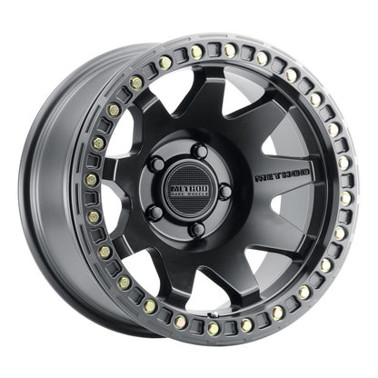 Method MR108 Beadlock Matte Black | 17x9" -44mm | 5x5mm Wheel