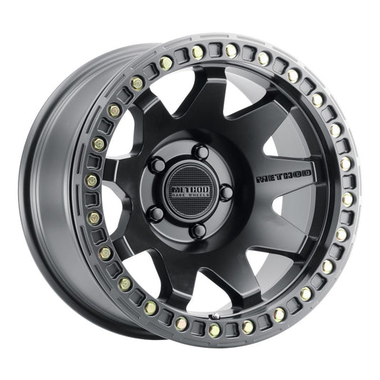 Method MR108 Beadlock Matte Black | 17x9" -44mm | 5x5mm Wheel