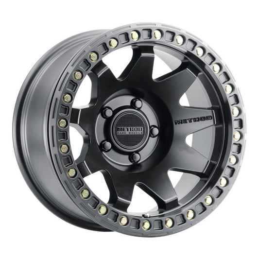 (set of 4) Method MR108 Beadlock Matte Black | 17x9" -44mm | 5x5in Wheel