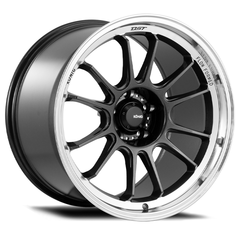 (set of 4) Konig Hypergram Metallic Carbon | 18x9.5" +35mm | 5x114.3mm Wheel