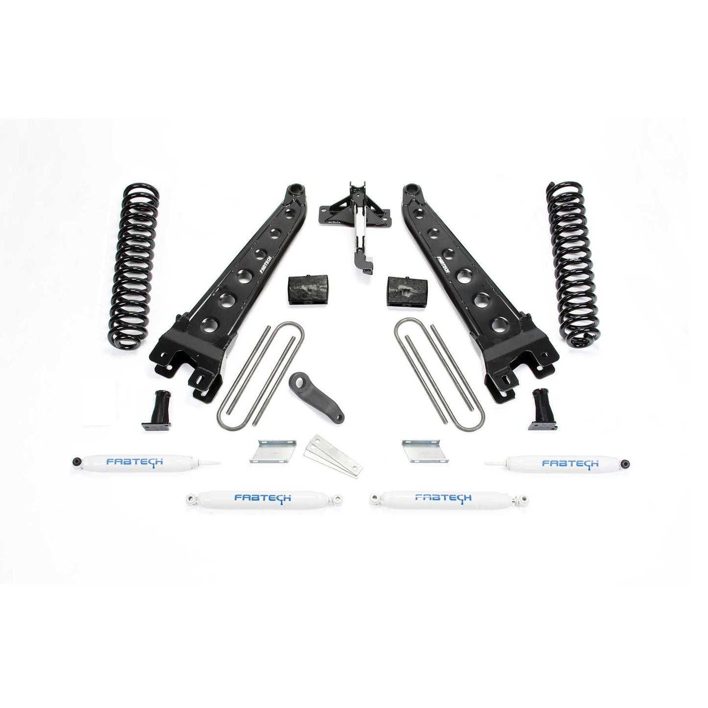 Fabtech 6" Radius Arm System w/ Coils & Performance Shocks | Ford F250/F350 4WD Diesel (17-21) (K2218)
