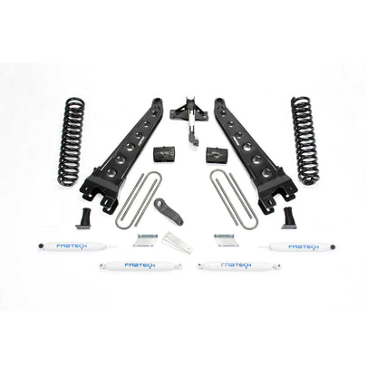 Fabtech 6" Radius Arm System w/ Coils & Performance Shocks | Ford F250/F350 4WD Diesel (17-21) (K2218)