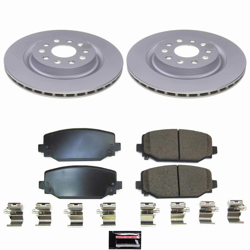 PowerStop 22-24 Jeep Grand Cherokee Rear Z17 Coated Brake Kit (CRK9279)