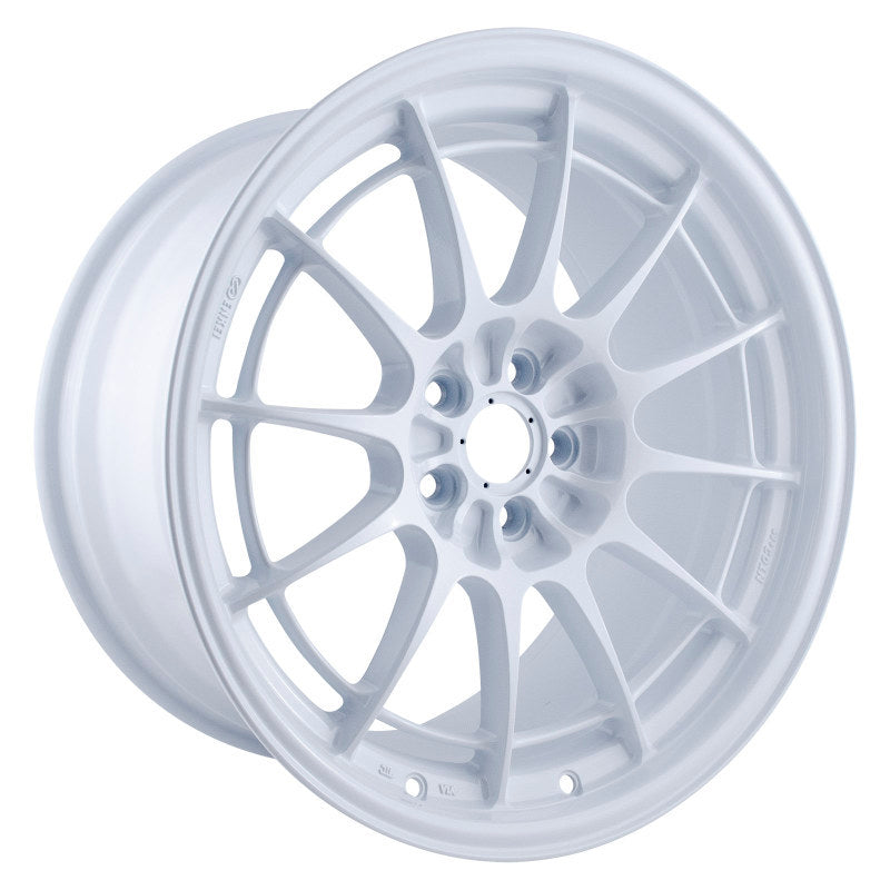 Enkei NT03+M 18x9.5 +40 5x114.3 Vanquish White-WheelFlip
