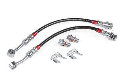APR Braided Stainless Steel Rear Brake Hose Kit | Audi A3 Quattro (15-20) (BRK00051)