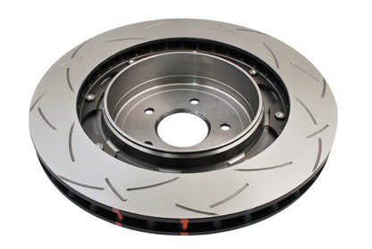 DBA 5000 Series 2 Piece Rear Slotted Rotor w/ Black Hat | Nissan GTR R-35 (09+) (DBA52321BLKS)