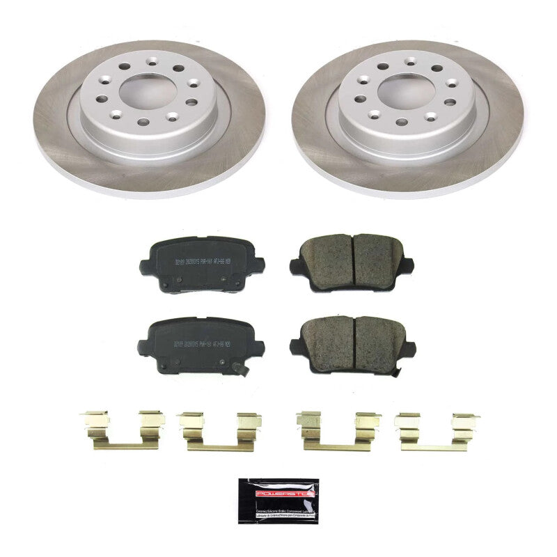 PowerStop 19-20 Buick Regal Sportback Rear Semi-Coated Rotor Kit (SC8677)