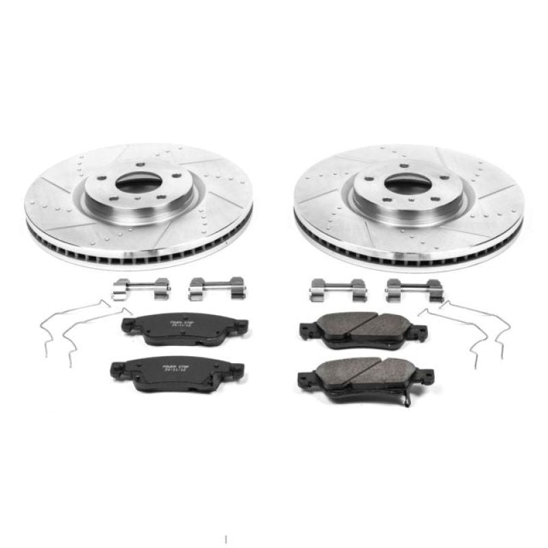 Power Stop Front & Rear Z23 Evolution Brake Kit | 2014-2015 Infiniti Q60 (K9063/K3022/K9065)