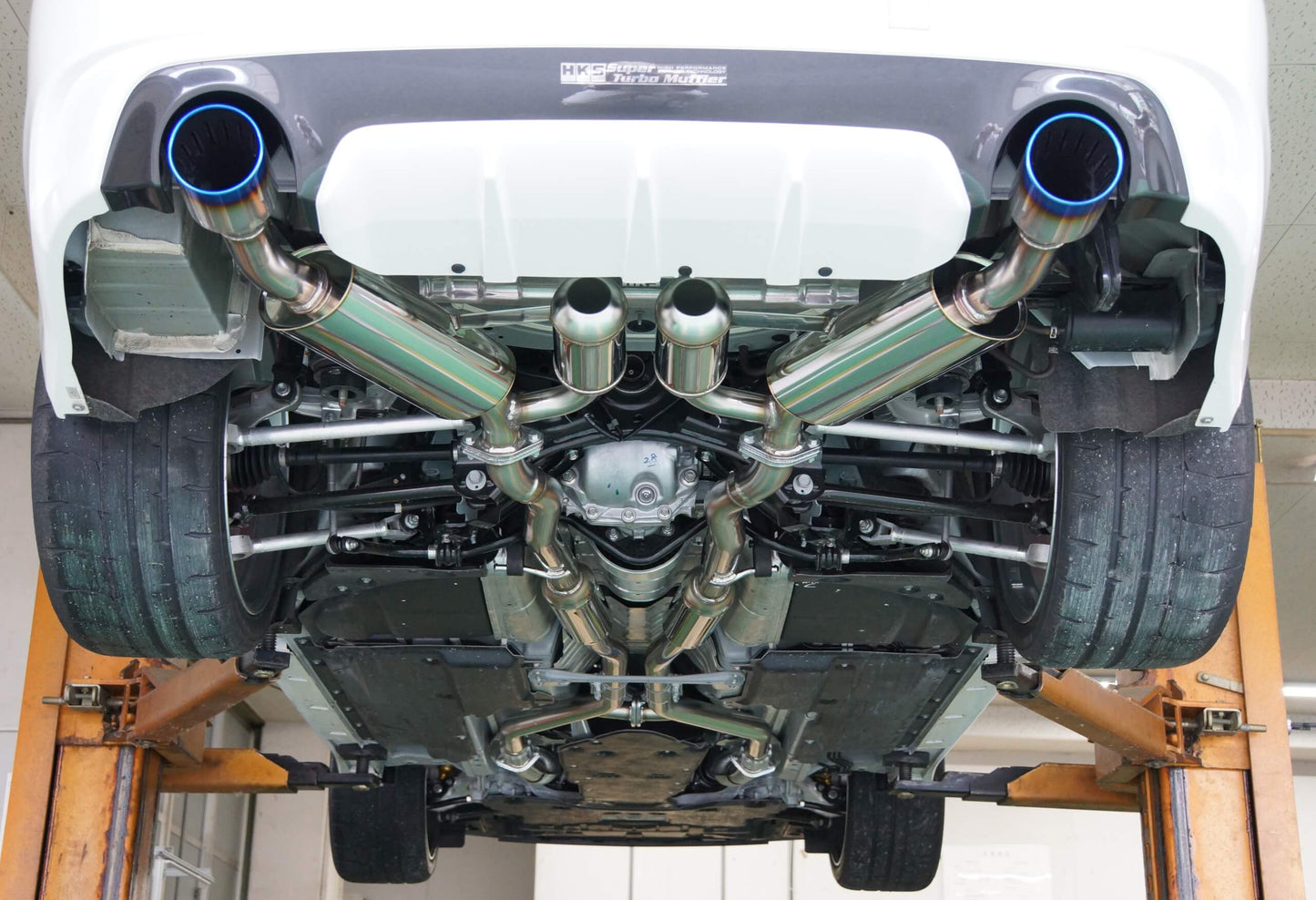 HKS Super Turbo Muffler - Infiniti Q50 VR30DDTT 2014+