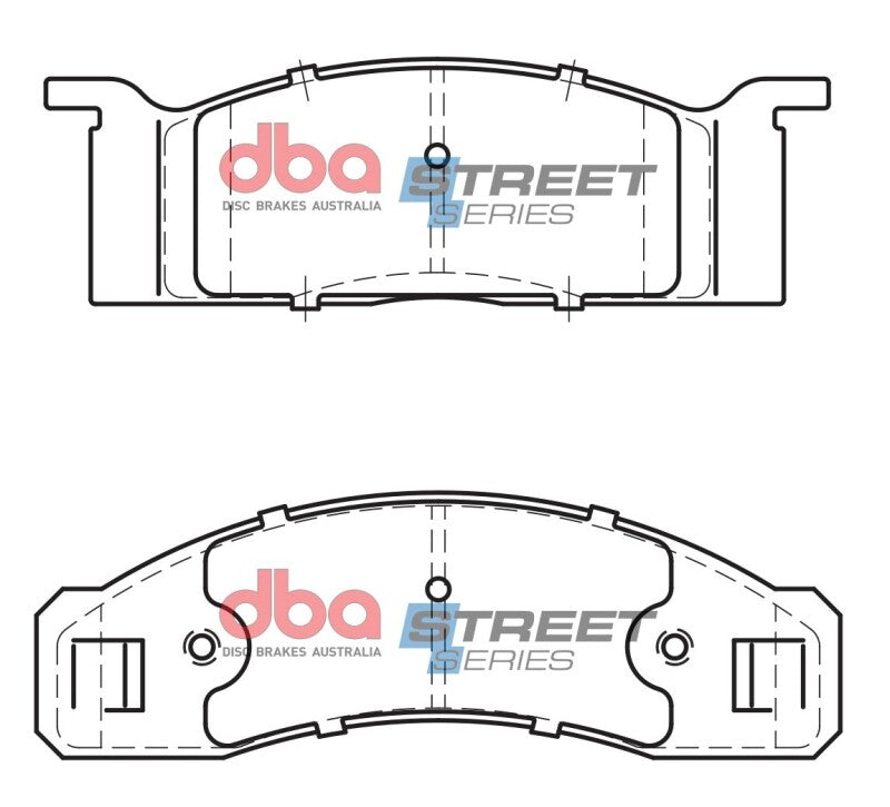 DBA Front Street Series Brake Pads | Ford Torino (70-71) (DB1807SS)