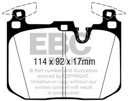 EBC Redstuff Front Brake Pads | BMW M2 / M3 / M4 (14-21) (DP32360C)