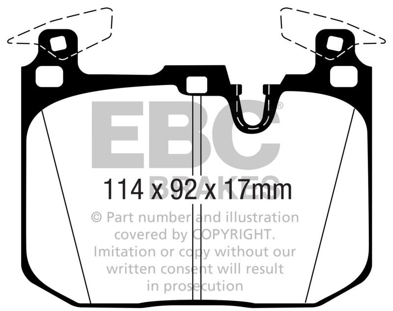 EBC Bluestuff Front Brake Pads | BMW M2 (14-18) (DP52360NDX)