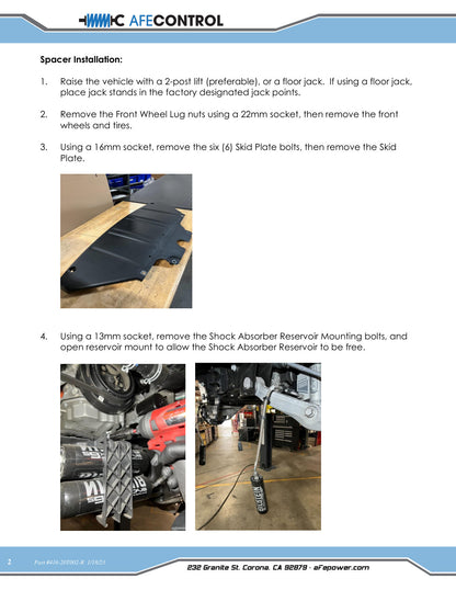 aFe 3.0 IN Leveling Kit | RAM 1500 TRX (2021) (416-20T002-R)