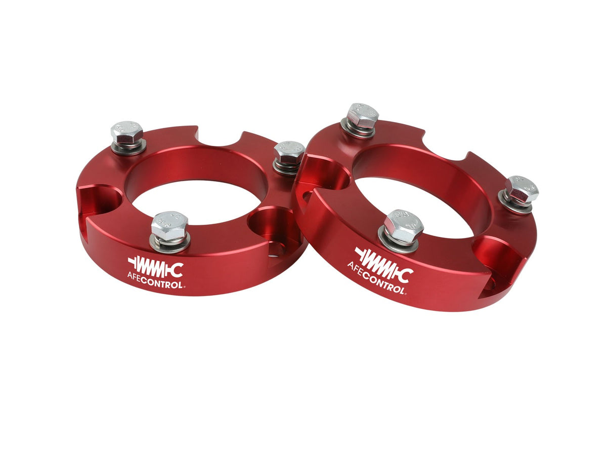aFe CONTROL 2.0 IN Leveling Kit Red | Toyota 4Runner/FJ Cruiser/Tacoma (05-21) (416-72T001-R)