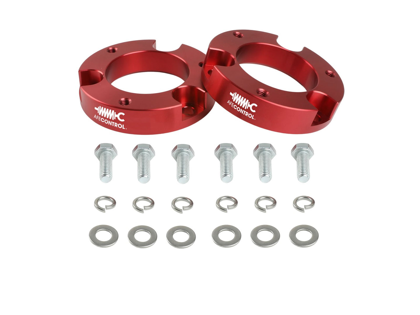 aFe CONTROL 2.0 IN Leveling Kit Red | Toyota 4Runner/FJ Cruiser/Tacoma (05-21) (416-72T001-R)