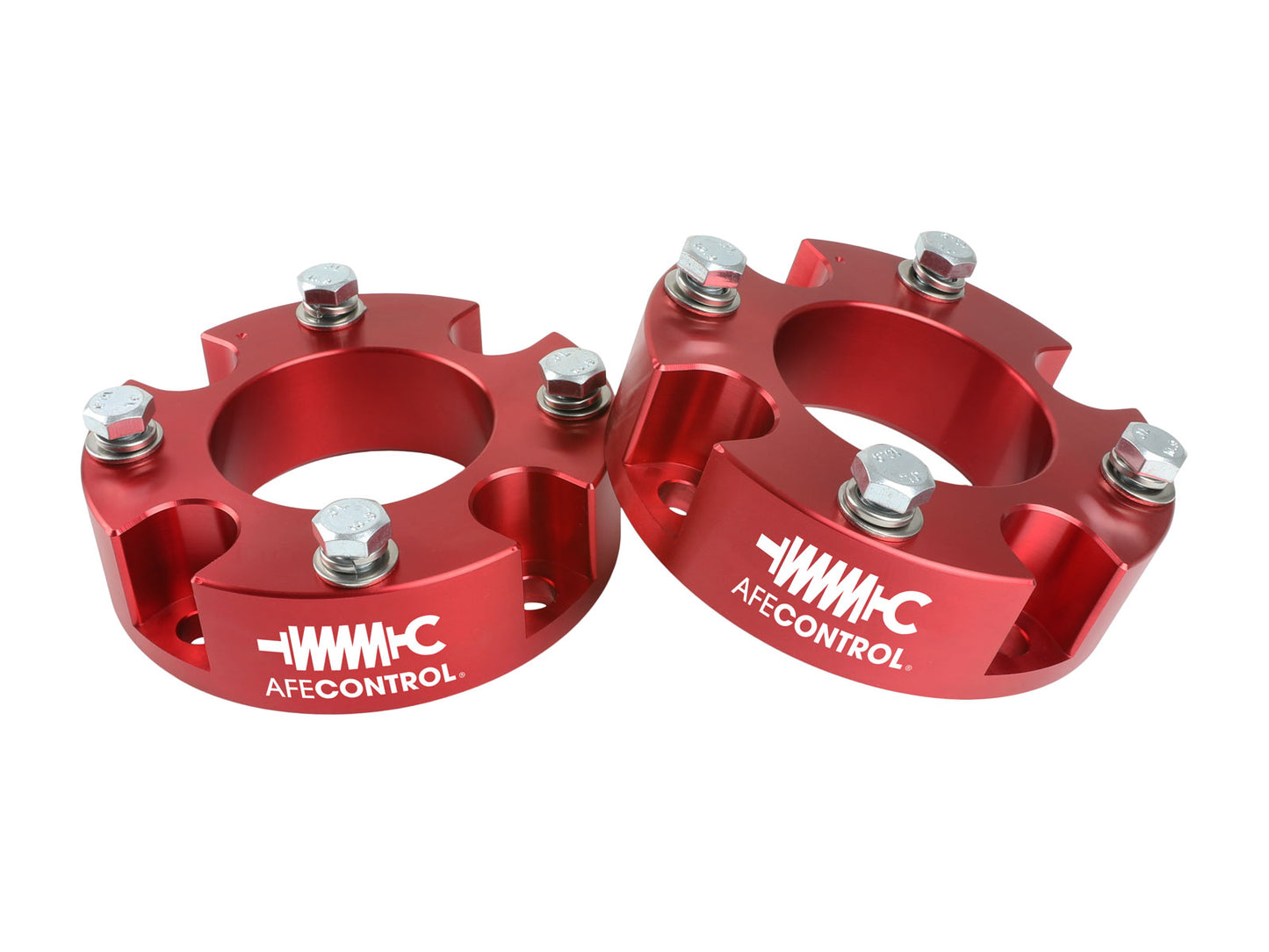 aFe CONTROL 2.0 IN / 2.5 IN Leveling Kit Red | Toyota Tundra (07-21) (416-72T002-R)