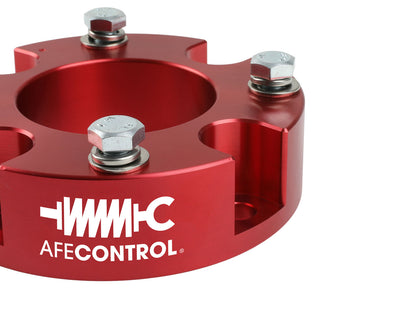 aFe CONTROL 2.0 IN / 2.5 IN Leveling Kit Red | Toyota Tundra (07-21) (416-72T002-R)