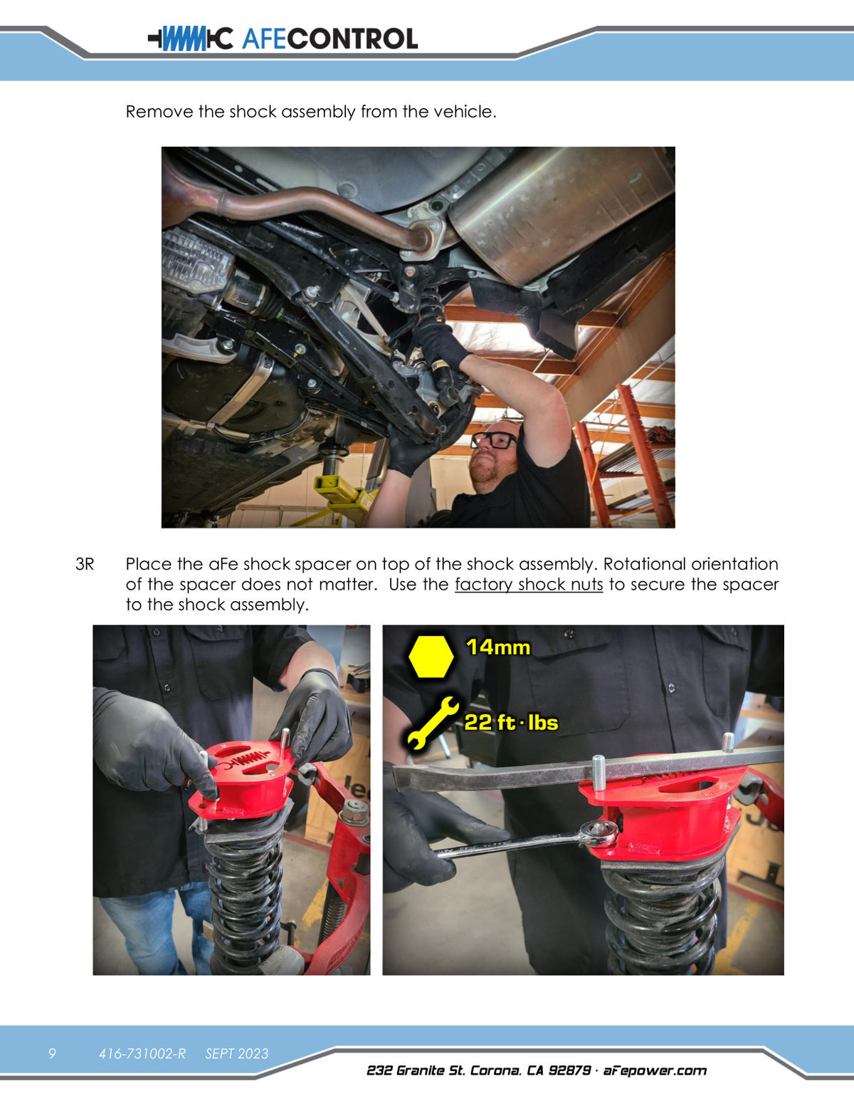 aFe CONTROL 2.0in Lift Kit | Subaru Outback (15-19) (416-731002-R)