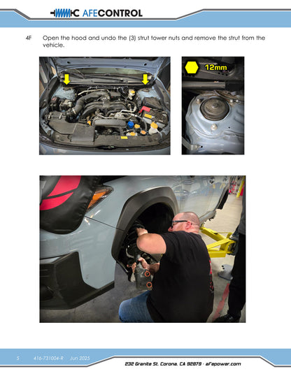 aFe 18-23 Subaru Crosstrek CONTROL 1.5in Lift Kit