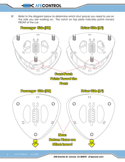 aFe 18-23 Subaru Crosstrek CONTROL 1.5in Lift Kit