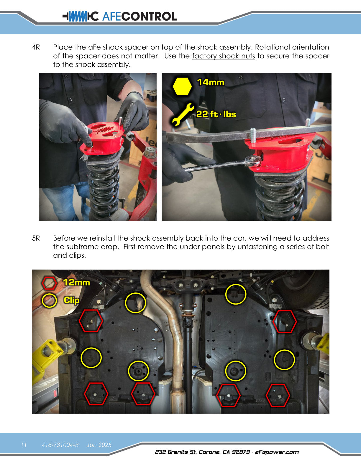 aFe 18-23 Subaru Crosstrek CONTROL 1.5in Lift Kit