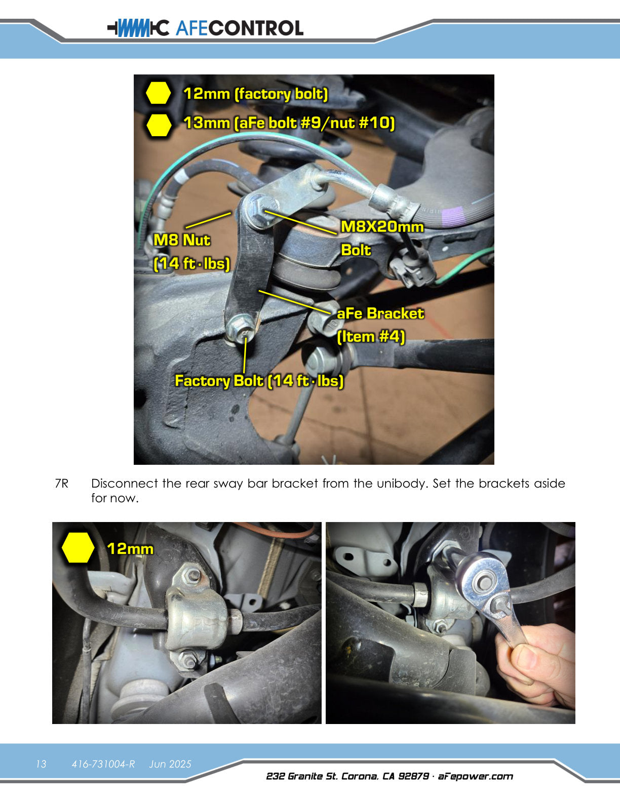 aFe 18-23 Subaru Crosstrek CONTROL 1.5in Lift Kit