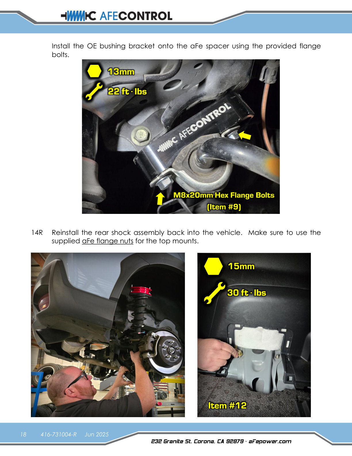 aFe 18-23 Subaru Crosstrek CONTROL 1.5in Lift Kit