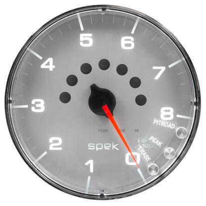 Autometer Spek-Pro 5" Tachometer W/Shift Light 8K RPM