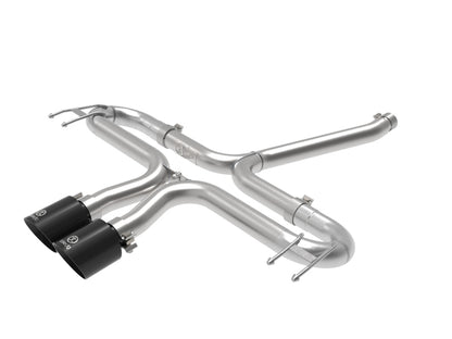 aFe Takeda 2-1/2in SS Axle-Back Exhaust w/ Blue Flame Tip | Honda Civic 17-21 (49-36625-L)
