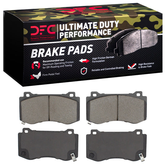 DFC Ultimate Duty Perf Brake Pads (FRONT): Chrysler 300 (05-23)