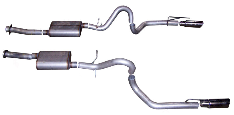 Gibson 3in Dual Cat-Back Exhaust | Ford Mustang GT 4.6L (99-04) (619003)