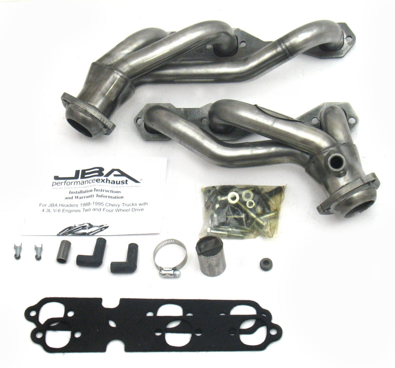 JBA 88-95 GM Truck 4.3L V6 Shorty SS Headers | Chevy K1500 (1840S)