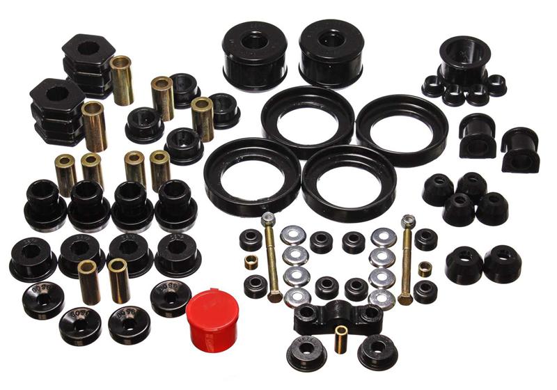 Energy Suspension 16.18110G Hyper-Flex Bushing Kit - Black For 96-00 Honda Civic