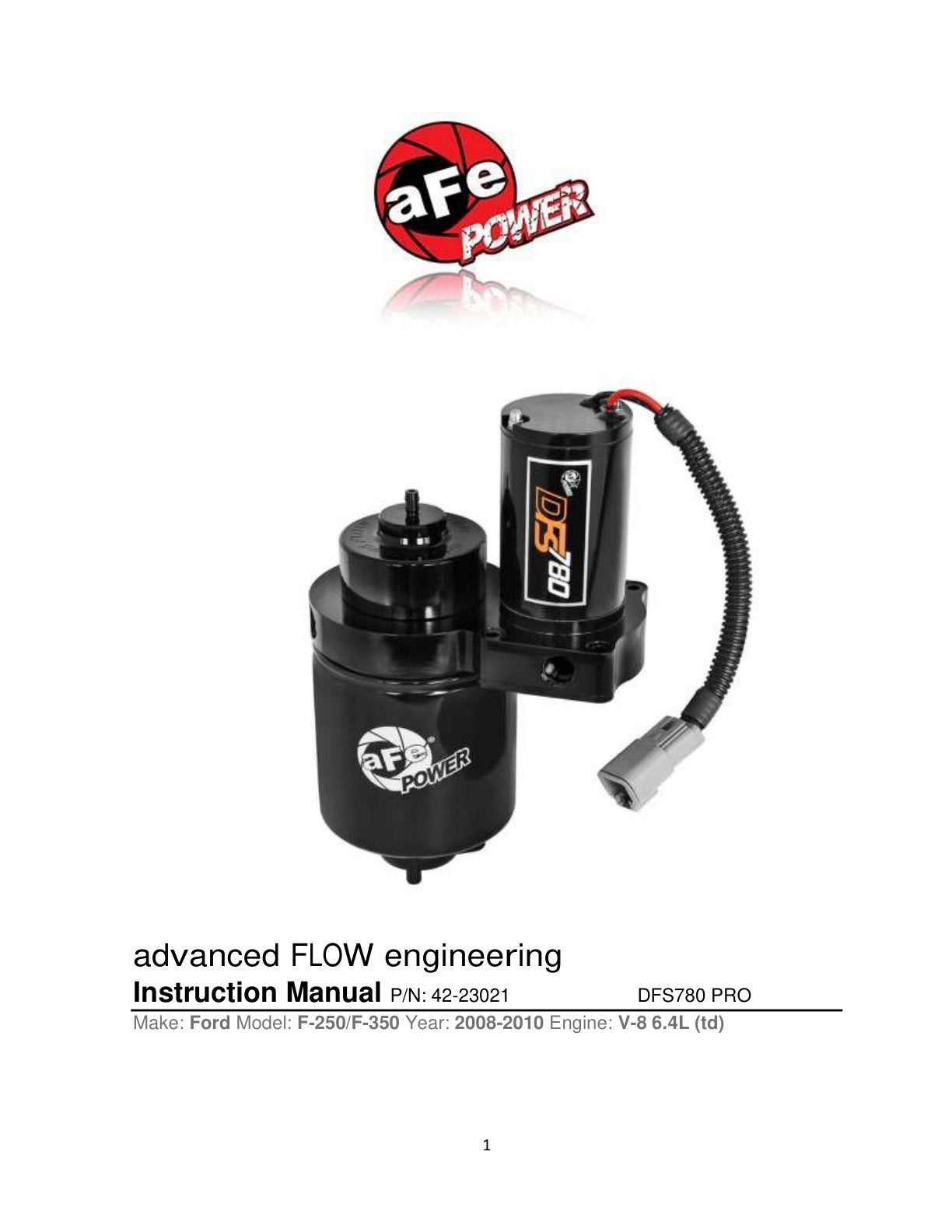 aFe DFS780 Lift Pump | Ford 08-10 F-250/350 Super Duty (42-23021)