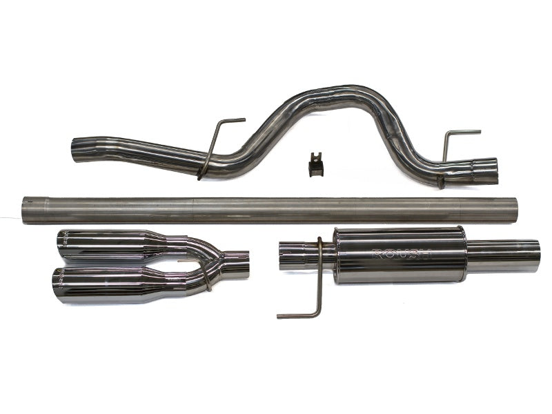 Roush F-150 11-14 Cat-Back Exhaust Kit 3in SS Tips (421248)