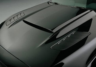 Roush 2015-2017 Ford Mustang Black Heat Extractors