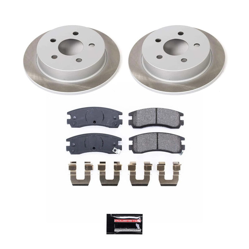 PowerStop 97-03 Pontiac Grand Prix Rear Semi-Coated Rotor Kit (SC1558)