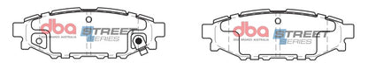 DBA Street Series Rear Brake Pads | Scion FR-S (13-16) (DB1803SS)