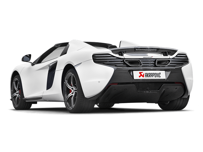 Akrapovic 14-17 McLaren 650S/650S Spyder Slip-On Line (Titanium) w/ Carbon Tips