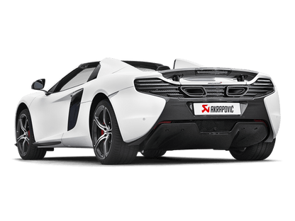Akrapovic 14-17 McLaren 650S/650S Spyder Slip-On Line (Titanium) w/ Carbon Tips