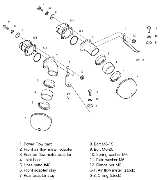 HKS Super Power Flow Intake - Nissan Skyline GT-R BNR32 RB26DETT 89-94