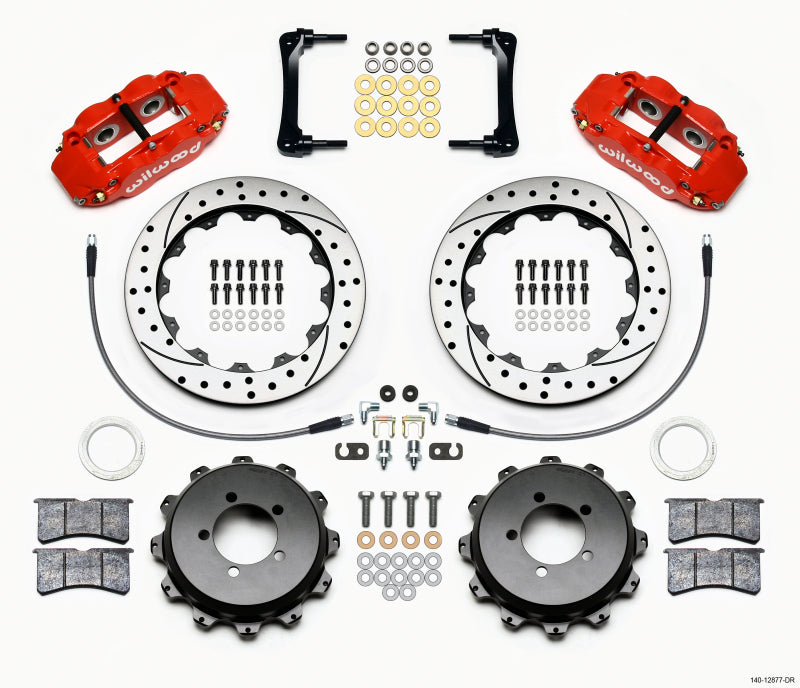 Wilwood Narrow Superlite 4R Rear Kit | Subaru WRX (08-12) w/ Lines (140-12877-DR)