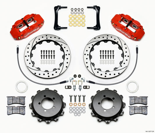 Wilwood Narrow Superlite 4R Rear Kit | Subaru WRX (08-12) w/ Lines (140-12877-DR)