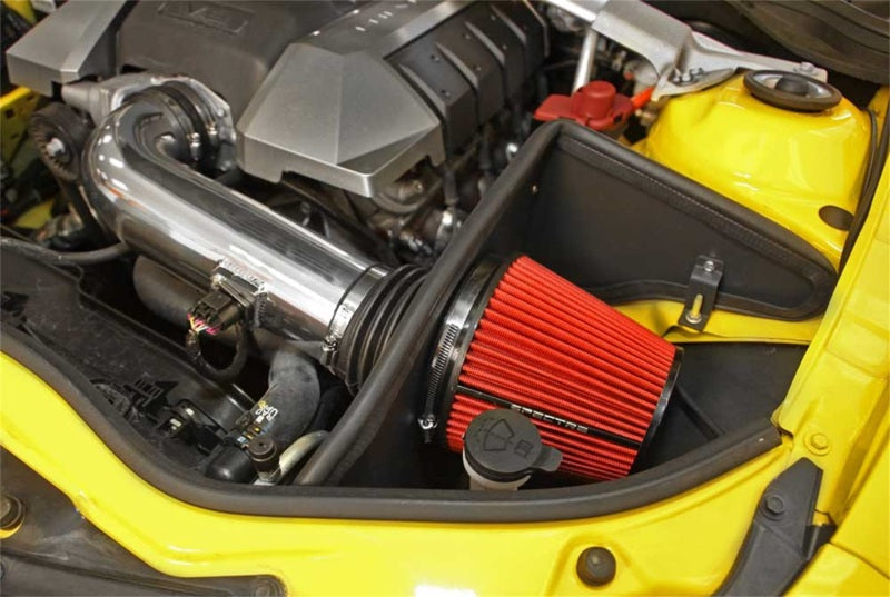 Spectre 10-12 Chevy Camaro V8-6.2L F/I Air Intake Kit w/ Red Filter (9908)
