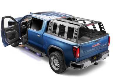 RealTruck 19-25 Chevy Silverado 1500 CC 4dr VoltStep Electric Running Board Kit - Tex. Blk