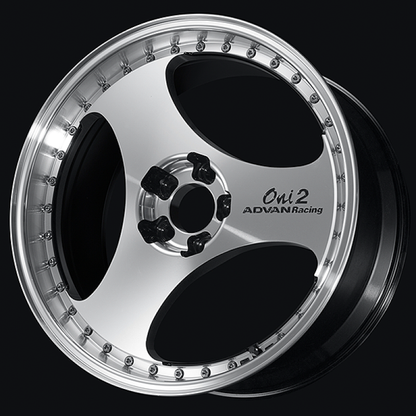 (set of 4) Advan ONI2 Progressive Machining/Diamond Cut | 20x11" +15mm | 5x114.3mm Wheels