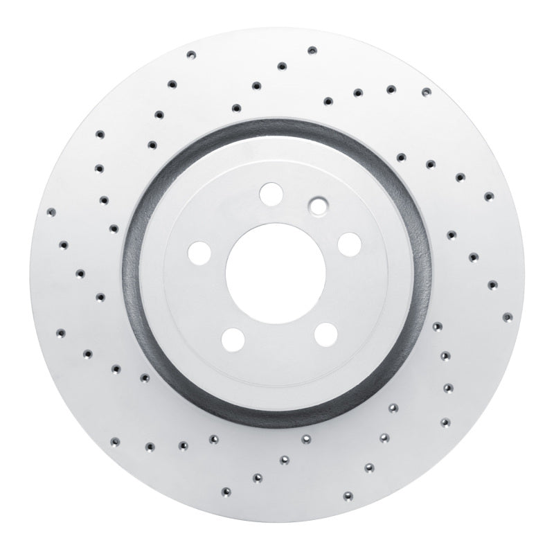 DFC Geoperformance Drilled Brake Rotor (FRONT LEFT): Dodge Charger (14-23)